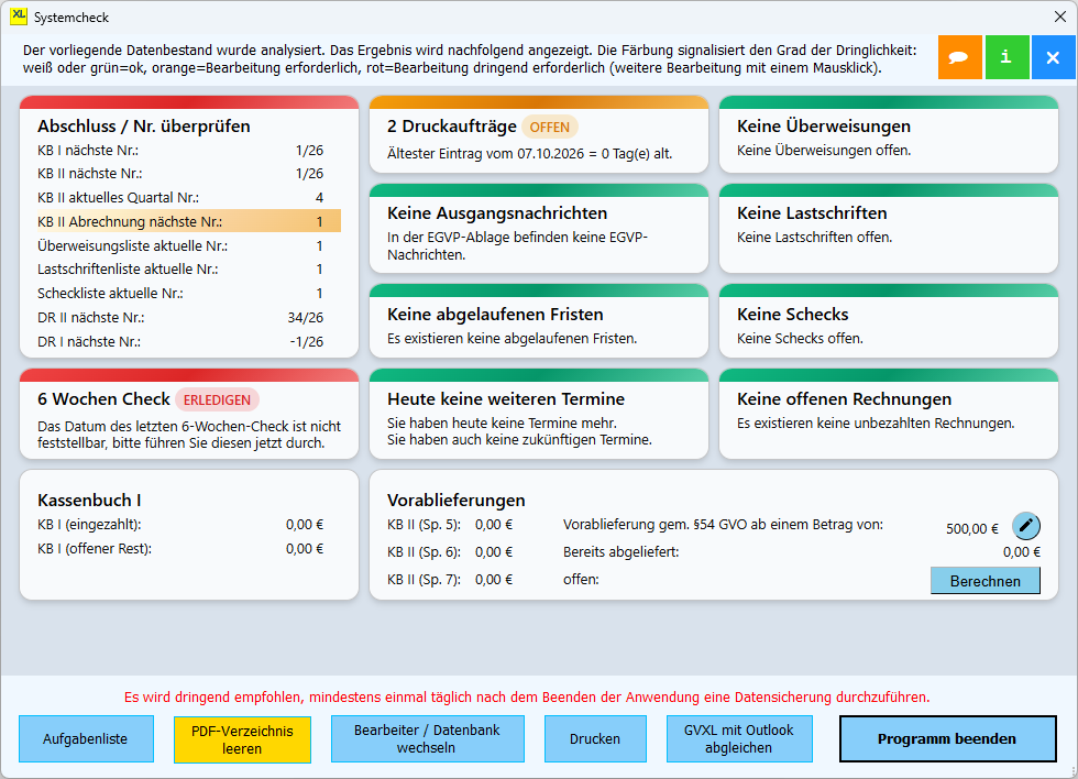Systemcheck